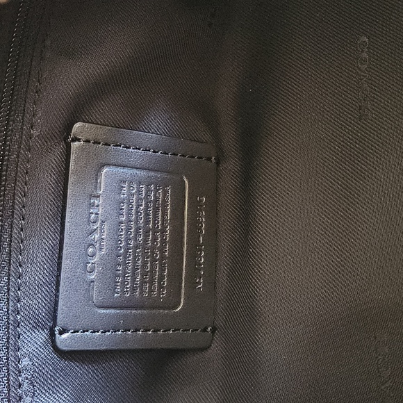 NWT IOB Coach Cadet Blue Glove Tanned Leather Men's Overnight Shave Kit 🖤🪒💙 - Picture 10 of 16